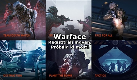 Warface : izgalmas F2P online katonai FPS játék, ingyenes regisztrációval!